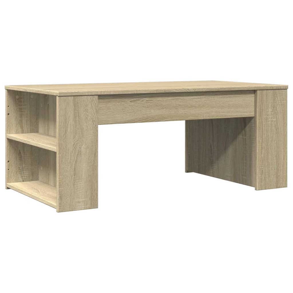 Tavolino da Salotto Rovere Sonoma 102x55x42cm Legno Multistrato | homemem39