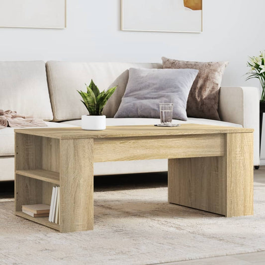 Tavolino da Salotto Rovere Sonoma 102x55x42cm Legno Multistrato | homemem39
