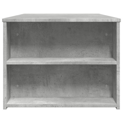 Tavolino Salotto Grigio Cemento 102x55x42 cm Legno Multistrato