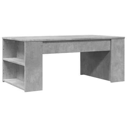 Tavolino Salotto Grigio Cemento 102x55x42 cm Legno Multistrato | homemem39