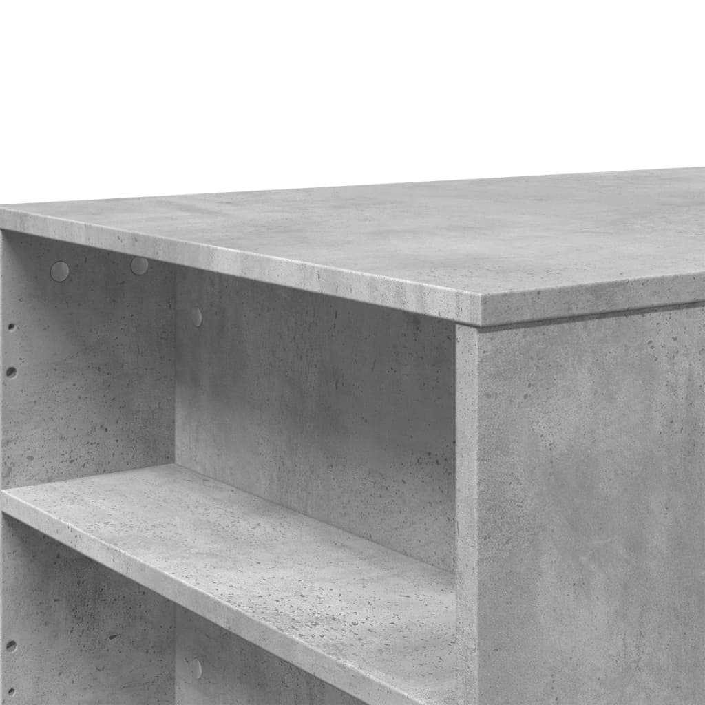 Tavolino Salotto Grigio Cemento 102x55x42 cm Legno Multistrato | homemem39