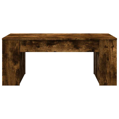 Tavolino da Salotto Rovere Fumo 102x55x42 cm Legno Multistrato