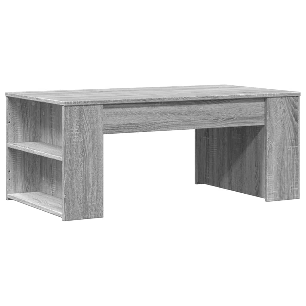 Tavolino da Salotto Grigio Sonoma 102x55x42cm Legno Multistrato | homemem39
