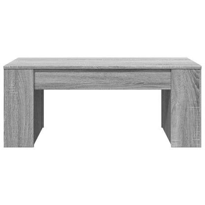 Tavolino da Salotto Grigio Sonoma 102x55x42cm Legno Multistrato