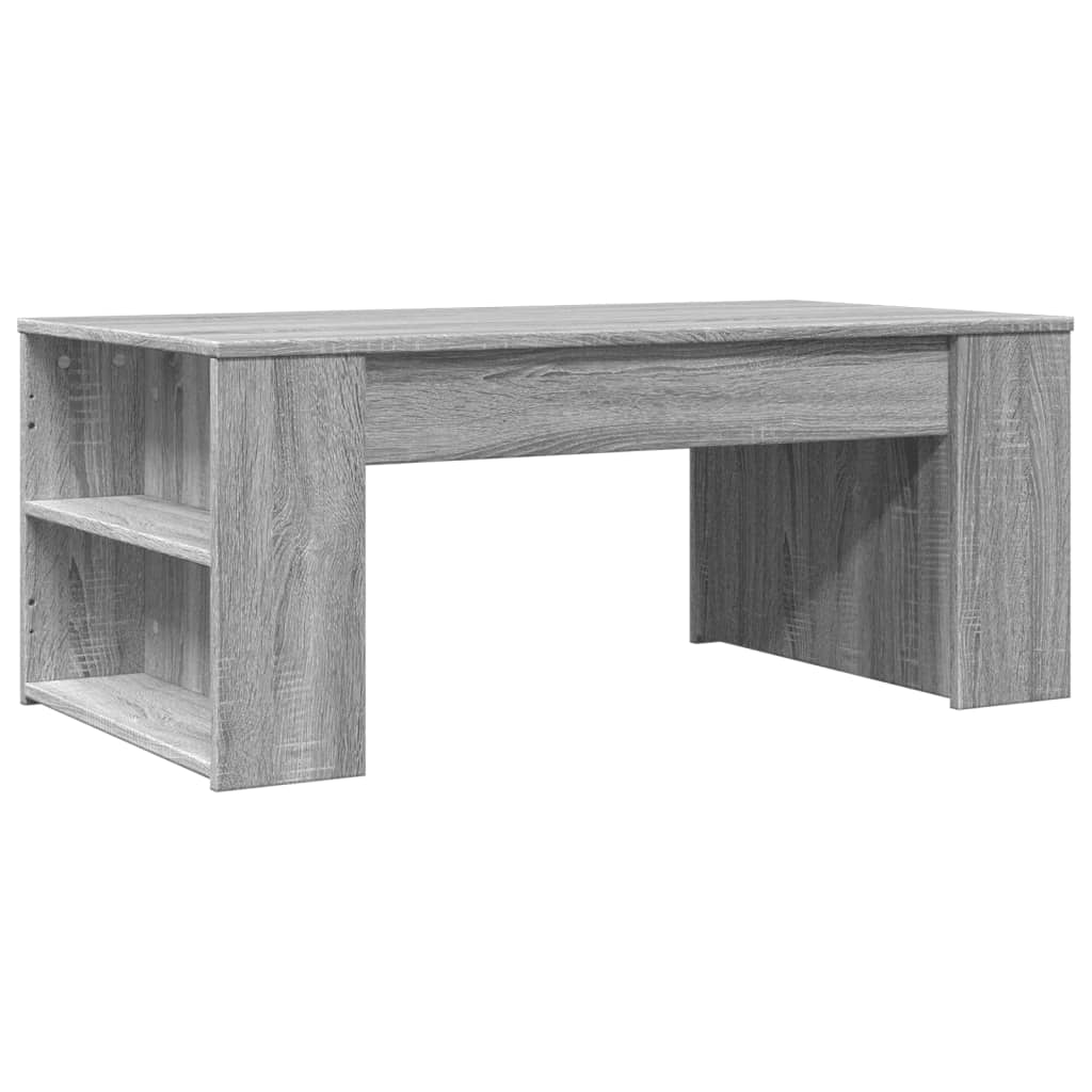 Tavolino da Salotto Grigio Sonoma 102x55x42cm Legno Multistrato | homemem39