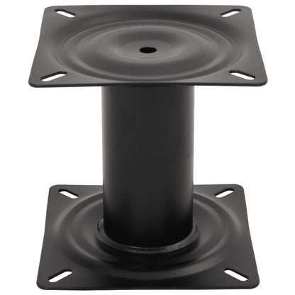 Supporto per Sedile da Barca Nero 18 cm in Acciaio