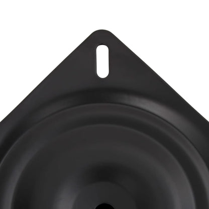Supporto per Sedile da Barca Nero 18 cm in Acciaio | homemem39