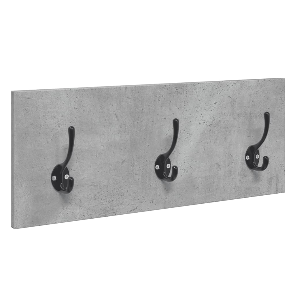 Set Mobili da Ingresso 4 pz Grigio Cemento in Legno Multistrato | homemem39
