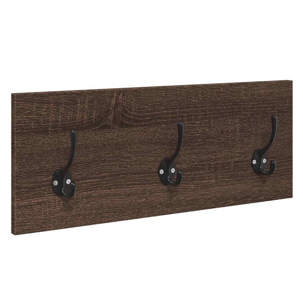 Set Mobili da Ingresso 4 pz Rovere Marrone in Legno Multistrato | homemem39