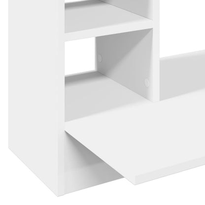 Scrivania a Parete Bianca 105x48x75 cm in Legno Multistrato - homemem39