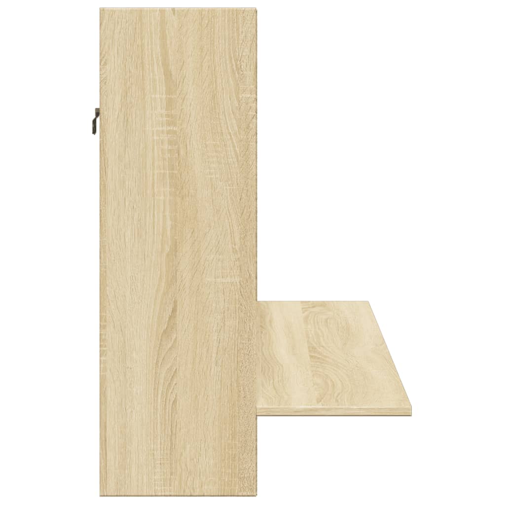 Scrivania a Parete Rovere Sonoma 105x48x75 cm Legno Multistrato - homemem39