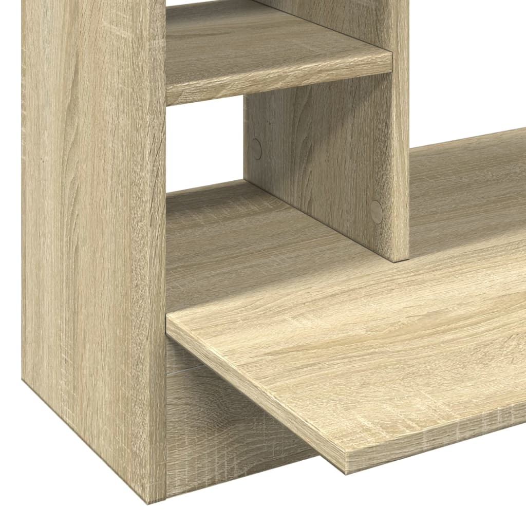 Scrivania a Parete Rovere Sonoma 105x48x75 cm Legno Multistrato - homemem39