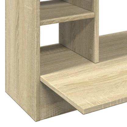 Scrivania a Parete Rovere Sonoma 105x48x75 cm Legno Multistrato - homemem39