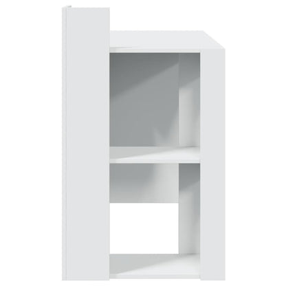 Scrivania Ufficio Bianca 103,5x56,5x94 cm in Legno Multistrato - homemem39