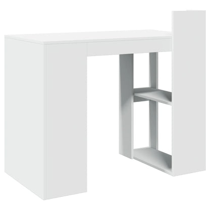 Scrivania Ufficio Bianca 103,5x56,5x94 cm in Legno Multistrato - homemem39