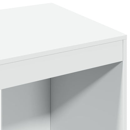 Scrivania Ufficio Bianca 103,5x56,5x94 cm in Legno Multistrato - homemem39