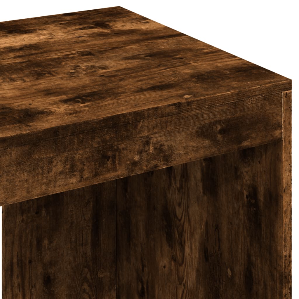 Scrivania Ufficio Rovere Fumo 103,5x56,5x94cm Legno Multistrato - homemem39