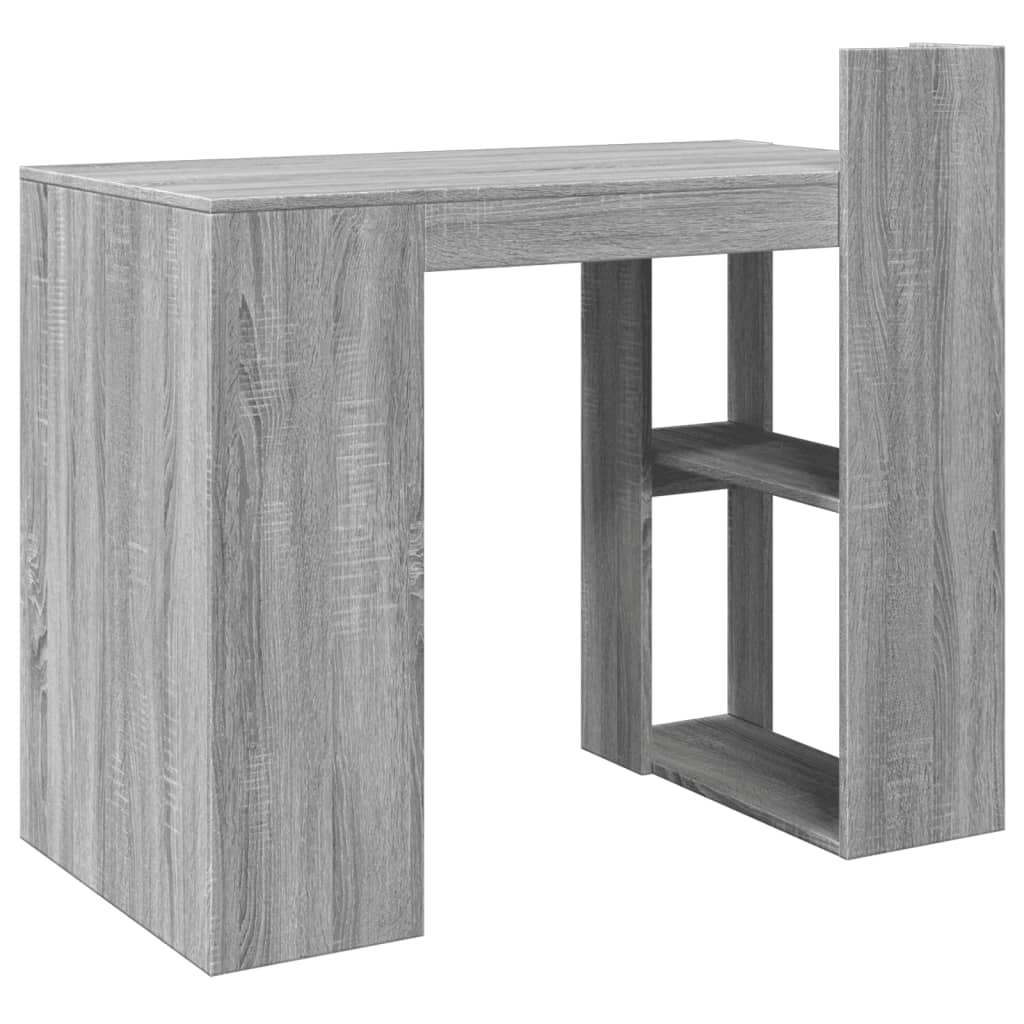 Scrivania Grigio Sonoma 103,5x56,5x94 cm in Legno Multistrato - homemem39