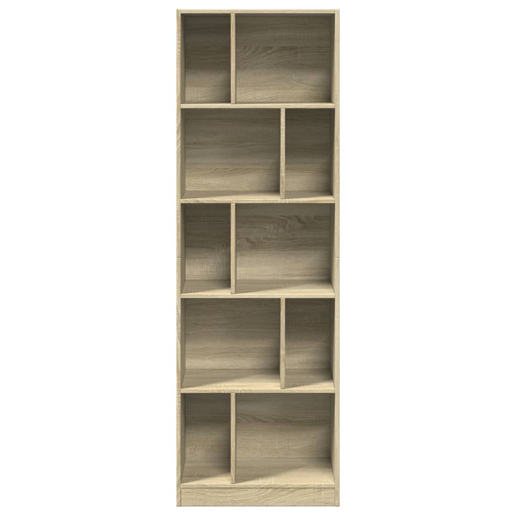 Libreria Rovere Sonoma 57x28,5x174 cm in Legno Multistrato