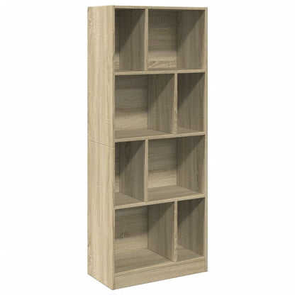 Libreria Rovere Sonoma 57x28,5x141 cm in Legno Multistrato