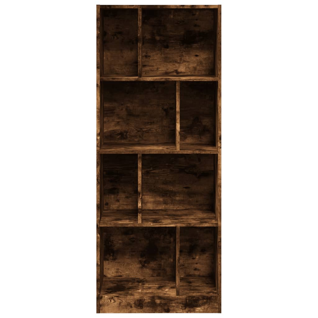 Libreria Rovere Fumo 57x28,5x141 cm in Legno Multistrato