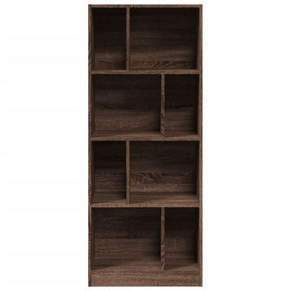 Libreria Rovere Marrone 57x28,5x141 cm in Legno Multistrato