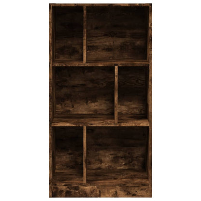 Libreria Rovere Fumo 57x28,5x107,5 cm in Legno Multistrato