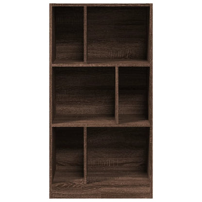 Libreria Rovere Marrone 57x28,5x107,5 cm in Legno Multistrato