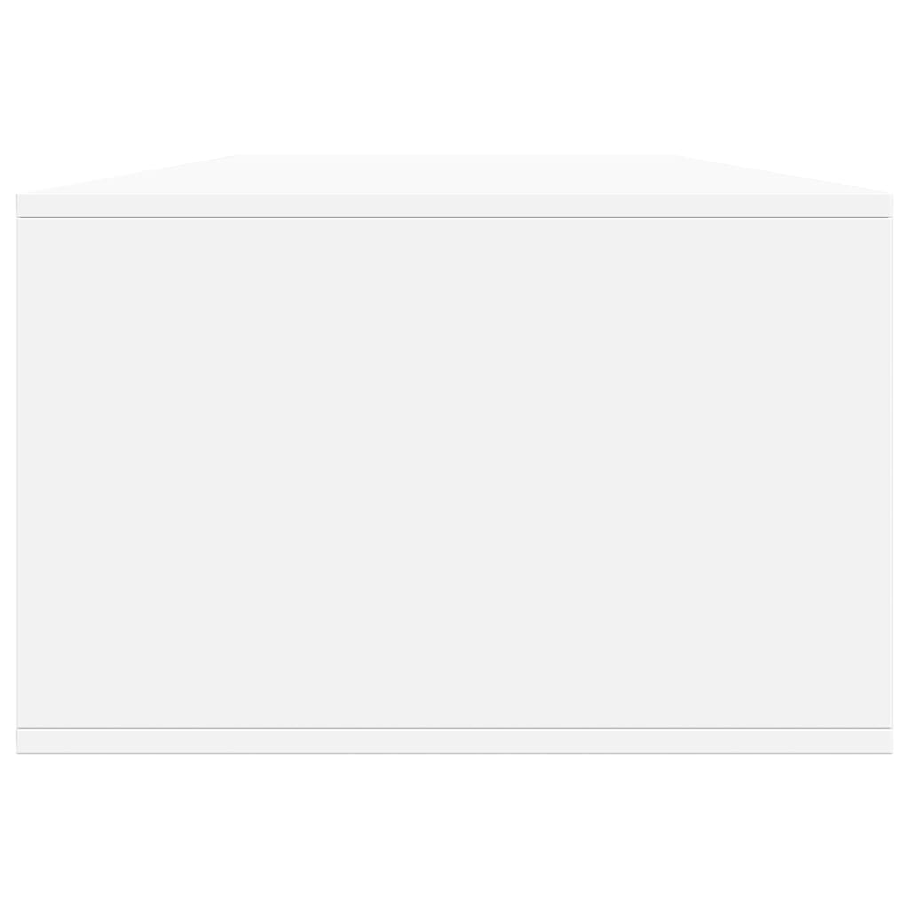 Tavolino da Salotto Bianco 102x55x35 cm in Legno Multistrato | homemem39