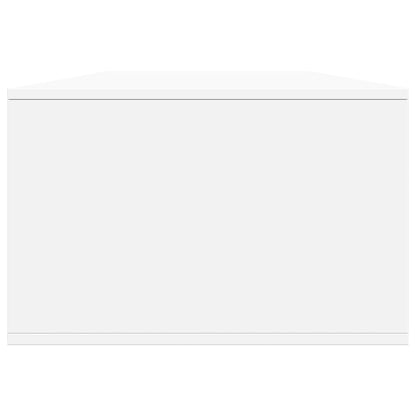 Tavolino da Salotto Bianco 102x55x35 cm in Legno Multistrato | homemem39