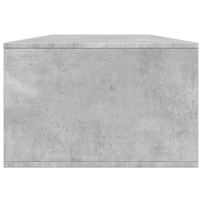 Tavolino Salotto Grigio Cemento 102x55x35 cm Legno Multistrato | homemem39