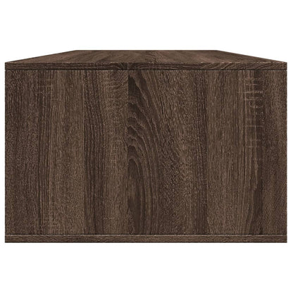 Tavolino Salotto Rovere Marrone 102x55x35 cm Legno Multistrato | homemem39