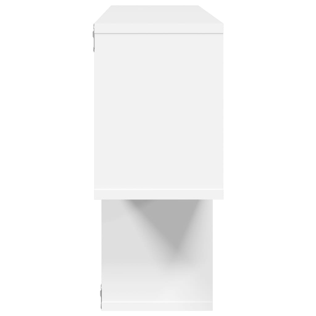 Scaffale a Parete Bianco 100x20x53 cm in Legno Multistrato | homemem39