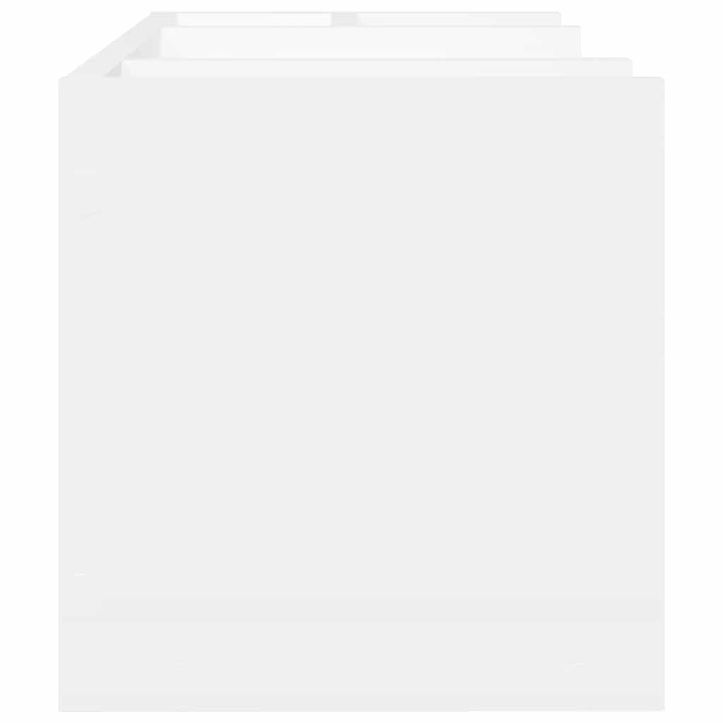 Organizer da Scrivania Bianco 44,5x24x25 cm Legno Multistrato | homemem39