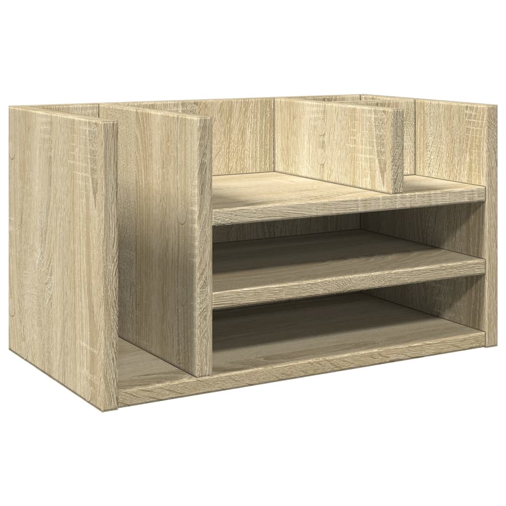 Organizer Scrivania Rovere Sonoma 44,5x24x25 Legno Multistrato | homemem39