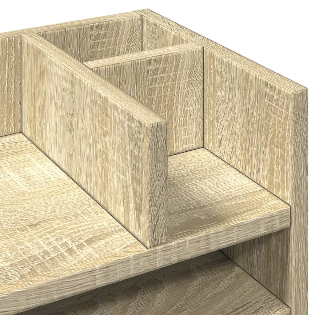 Organizer Scrivania Rovere Sonoma 44,5x24x25 Legno Multistrato | homemem39