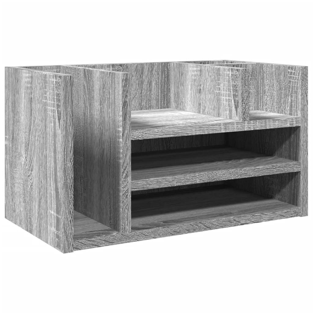 Organizer Scrivania Grigio Sonoma 44,5x24x25 Legno Multistrato | homemem39