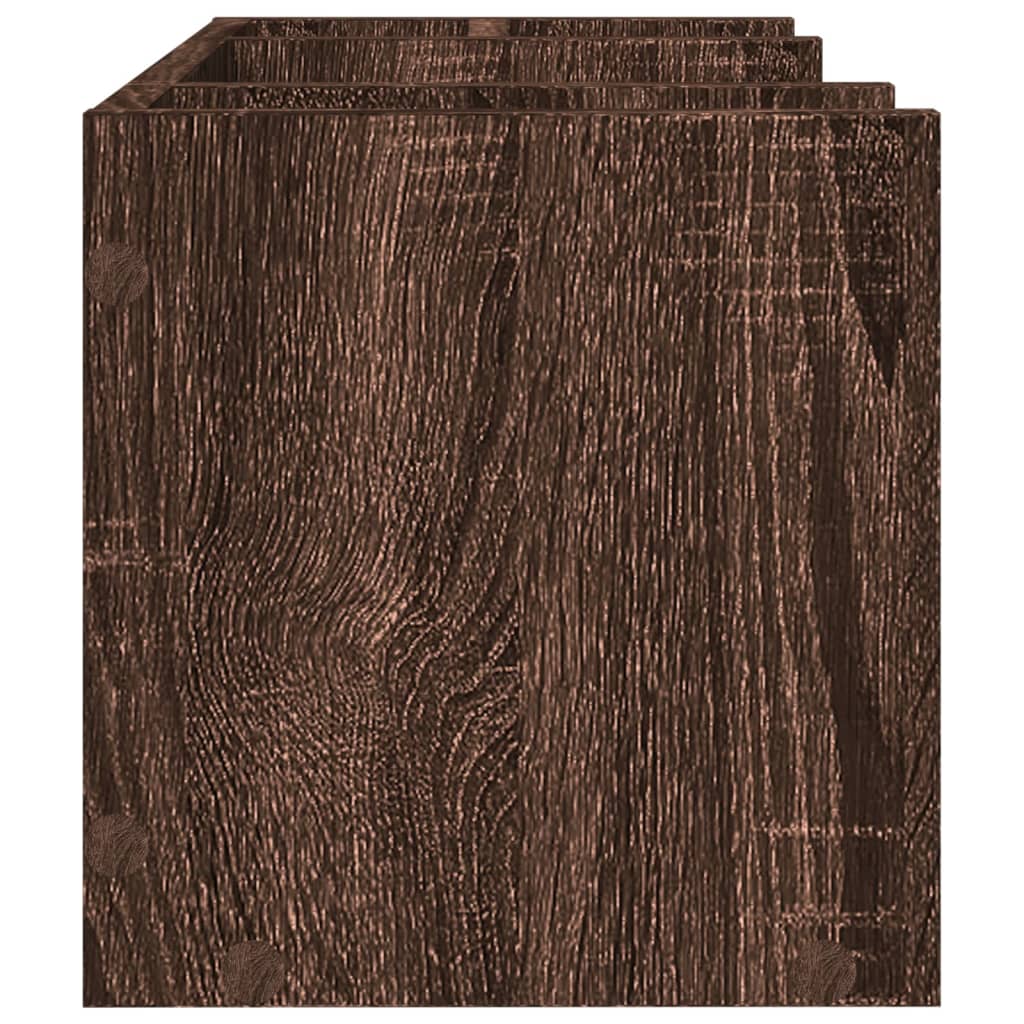 Organizer Scrivania Rovere Marrone 44,5x24x25 Legno Multistrato | homemem39