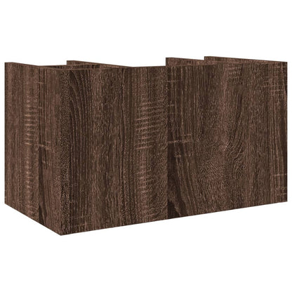 Organizer Scrivania Rovere Marrone 44,5x24x25 Legno Multistrato | homemem39