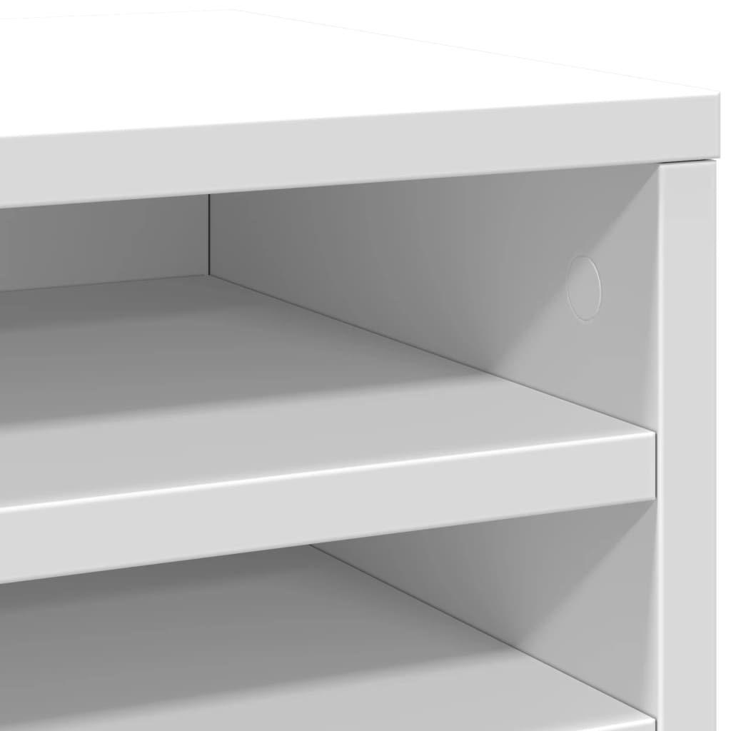 Organizer per la Scrivania Bianco 36x26x29,5 cm in Multistrato | homemem39