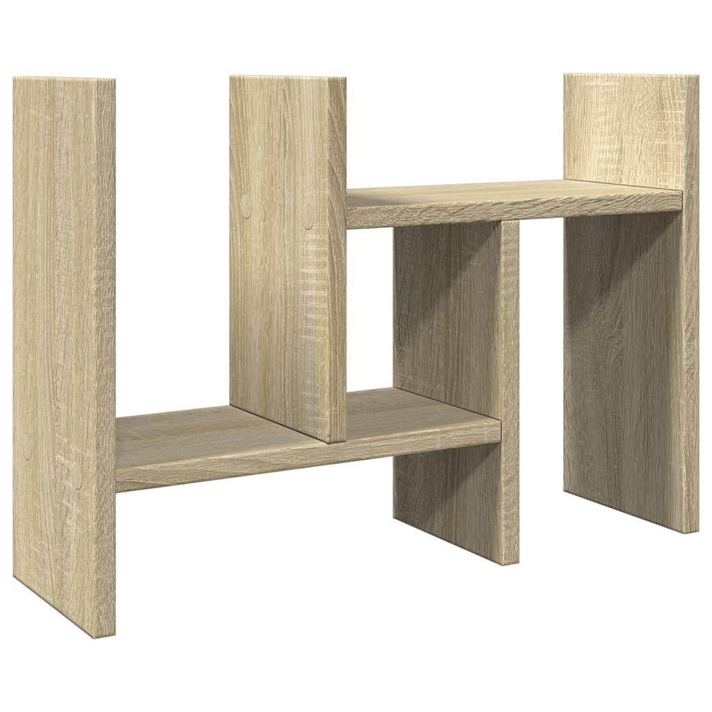 Organizer Scrivania Rovere Sonoma 34,5x15,5x35,5 cm Multistrato | homemem39