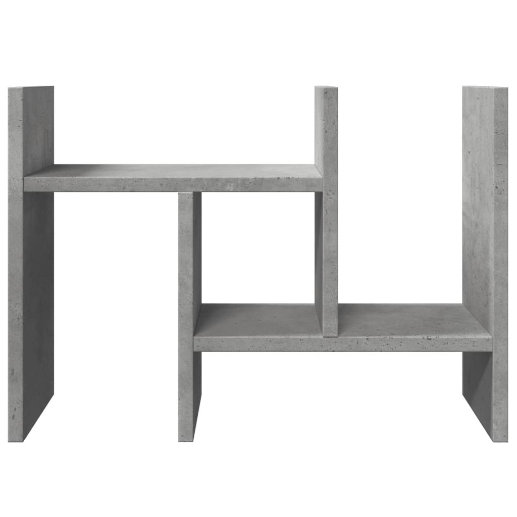 Organizer Scrivania Grigio Cemento 34,5x15,5x35,5cm Multistrato | homemem39