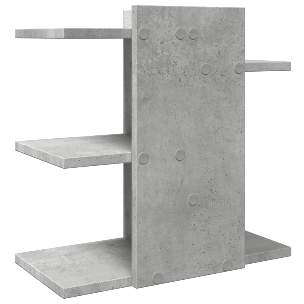 Organizer Scrivania Grigio Cemento 42x21,5x42 cm Multistrato | homemem39