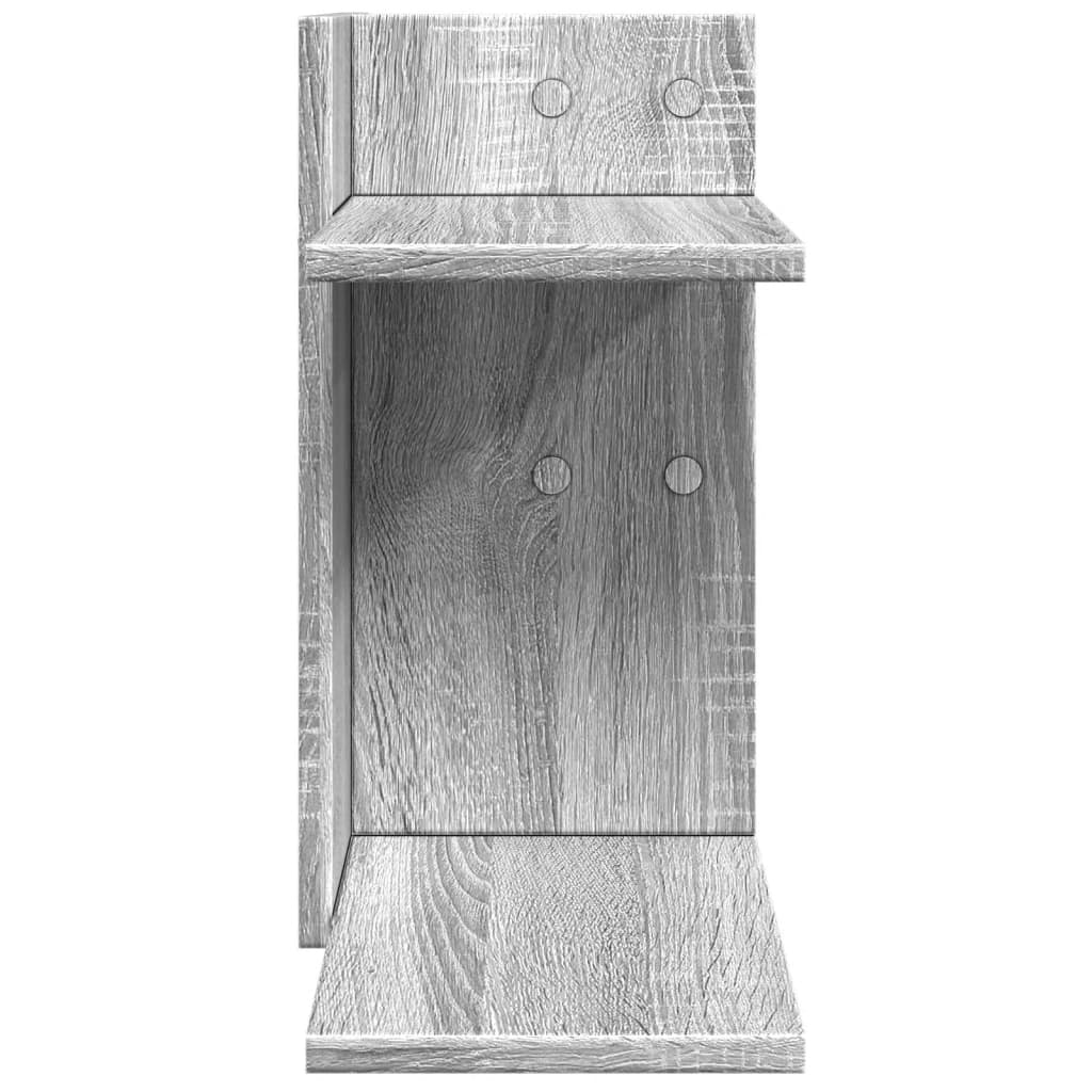 Organizer Scrivania Grigio Sonoma 42x21,5x42 cm Multistrato