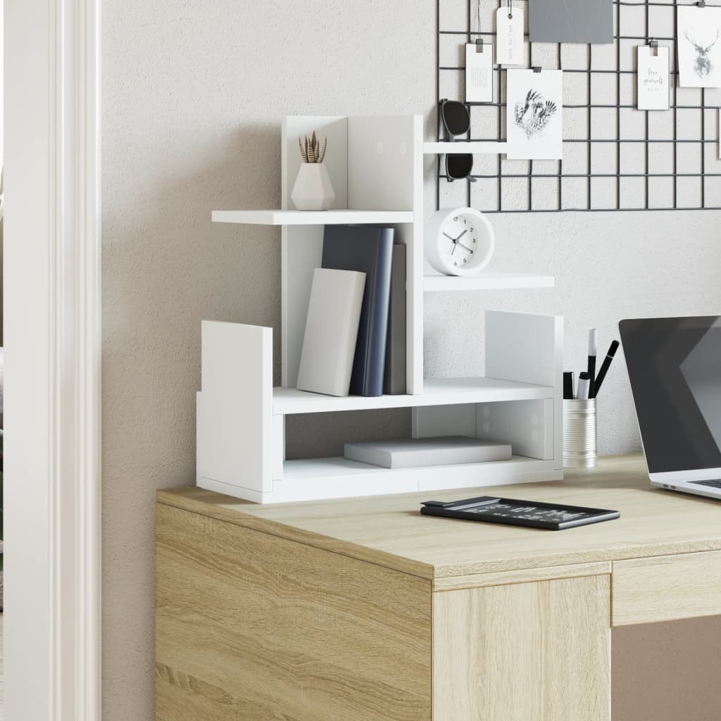 Organizer per la Scrivania Bianco 49x20x52,5 cm in Multistrato | homemem39