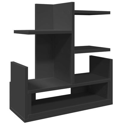 Organizer per la Scrivania Nero 49x20x52,5 cm in Multistrato | homemem39