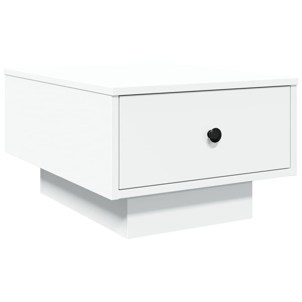 Tavolino da Salotto Bianco 60x45x31 cm in Legno Multistrato | homemem39