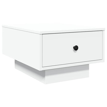 Tavolino da Salotto Bianco 60x45x31 cm in Legno Multistrato