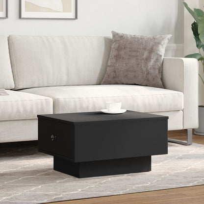 Tavolino da Salotto Nero 60x45x31 cm in Legno Multistrato | homemem39