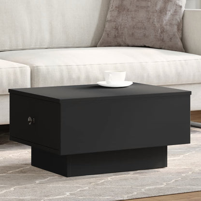 Tavolino da Salotto Nero 60x45x31 cm in Legno Multistrato | homemem39